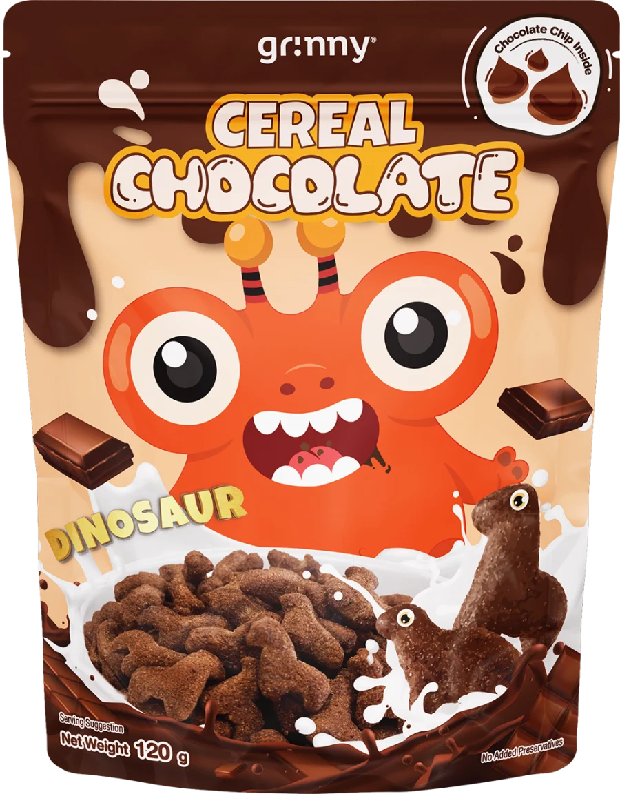 บรรจุภัณฑ์สินค้า GRINNY CEREAL MONSTER