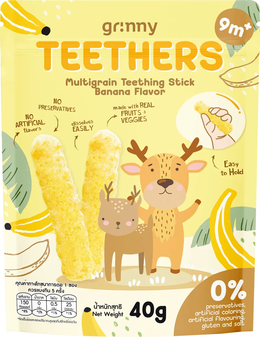 บรรจุภัณฑ์สินค้า GRINNY TEETHERS