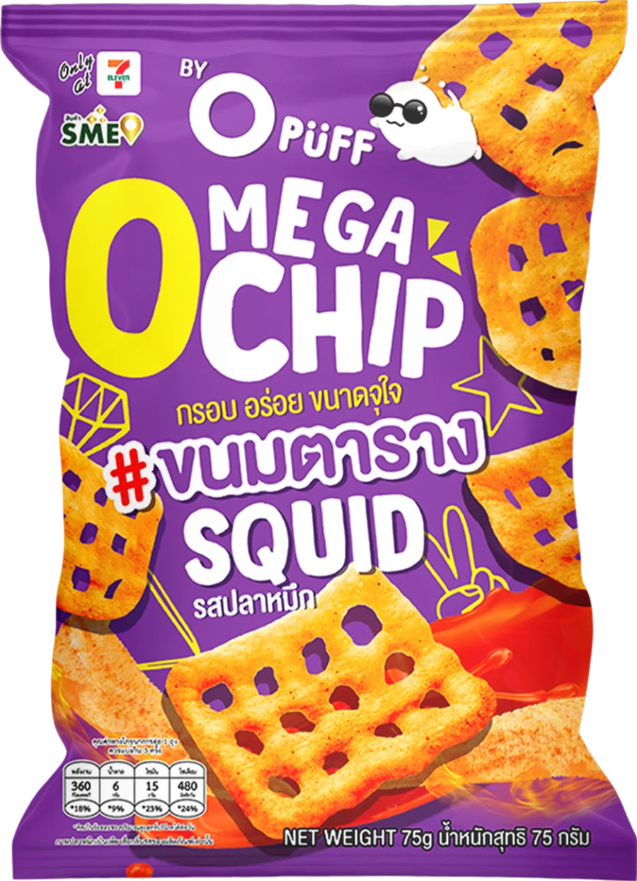 บรรจุภัณฑ์สินค้า MEGA O CHIP